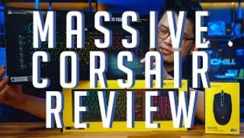 Massive Corsair Review - Katar Pro (Wired), K60 RGB Pro & K100 RGB