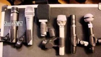 Dynamic mic comparison: SM57, Beta 57A, e609, D190, M201, M160