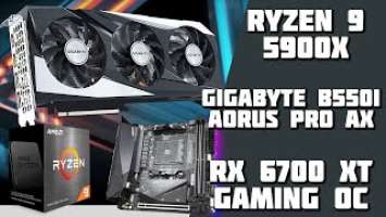 Сборка и Тест Ryzen 9 5900X и RX 6700 XT в Играх + Gigabyte B550I Aorus Pro AX