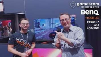 Gamescom Sneak Peek: BenQ's  Mobiuz EX480UZ & EX270QM monitors