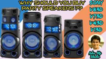 Sony Music System Comparison: Sony MHC- V43D vs Sony MHC-V13D