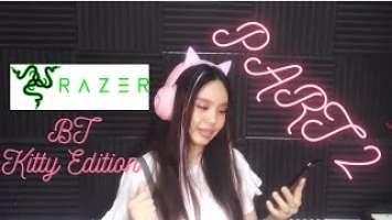 How To Operate Razer Kraken BT Kitty Edition- Quartz (Part 2), Razer Audio Chroma RGB App | Unboxing