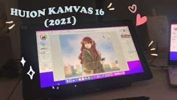 Huion Kamvas 16 (2021) | UNBOXING + REVIEW