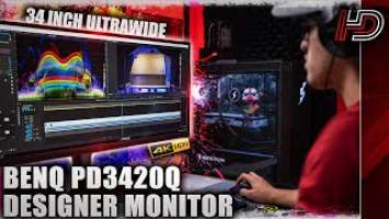 AN ULTRAWIDE MONITOR FOR DIGITAL CREATORS!! (BenQ PD3420Q Designer Monitor)