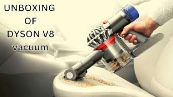 Unboxing Dyson v8 absolute vacuum! Cordless Vacuum Review