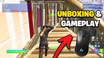 Logitech G Pro Wireless Unboxing + Gameplay | BEST MOUSE FOR FORTNITE in 2022?