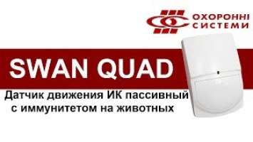 Датчик движения Crow SWAN QUAD с иммунитетом на животных. Обзор. Технические характеристики.
