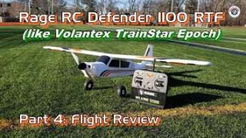 Rage R/C Defender 1100 EP RTF - Part 4: Flight Review