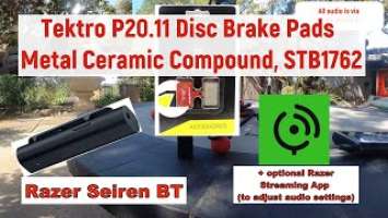 Connect Razer Seiren BT (mic) to Insta360 One X2 | Ariel Rider X-Class 52v (& replace brake pads)