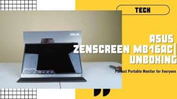 ASUS: Zenscreen MB16AC | Portable Monitor