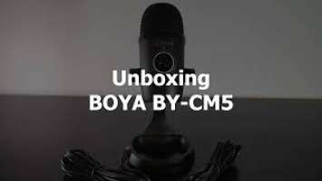 UNBOXING BOYA BY-CM5 microphone