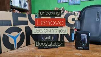 Unboxing Lenovo Legion Y740SI with Boststation (and H300 Gaming Headset & M500 RGB Gaming Mouse)