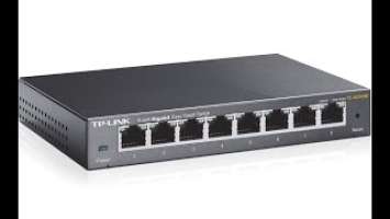 Switch TP-LINK Gigabit TL-SG108E Unboxing