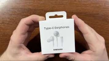 Samsung Type-C Earphones Unboxing (EO-IC100)