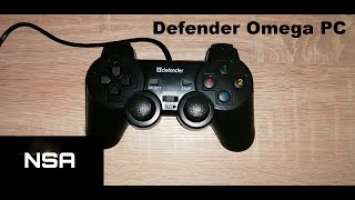 Проводной геймпад Defender Omega PC Black - Распаковка и первые впечатления!