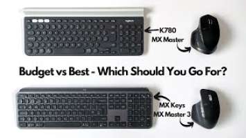 Logitech Showdown - Premium vs Budget Mouse & Keyboard Combos! MX Keys, K780, MX Master, MX Master 3