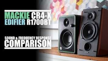 Mackie CR4-X  vs  Edifier R1700BT  ||  Sound, Distortion & Frequency Response Comparison