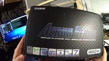 Обзор Zalman Acrux Series 1200w  и тест под нагрузкой