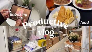 productive vlog  : cleaning, unboxing, foods, cafe (ft. ACEFAST T8)  ‧₊˚️✩ ₊˚⊹♡