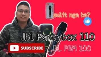 Part 2: Jbl Partybox 110 test / Jbl PBM100 Dynamic Microphone Test #jblbass #jblaudio #best
