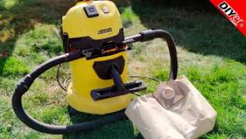 Karcher WD 3 P Vacuum Cleaner -  Presentation, Maintenance and Testing #diyertools