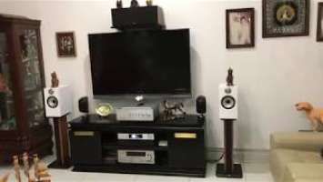 B&W 606 (White) + Cambridge Audio CXN (V2) + Yamaha A-S801