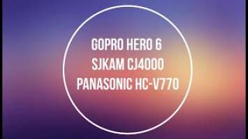 SjCam SJ4000, GoPro Hero 6 BLACK, Panasonic HC v770  Сравнение  Обзор  Камера для рыбалки  1