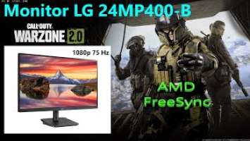 Monitor LG 24MP400-B 1080p Test gameplay: Warzone 2.0: GTX 1080 Ti + i7-13700K