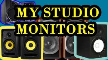 BEST STUDIO MONITORS TO BUY?? HOME STUDIO MONITORS |yamaha hs8 yamaha ns10 jbl 305p mkii audient id4
