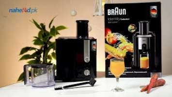 Unboxing of the Braun Identity Collection Spin Juicer, J 500 - Naheed.pk