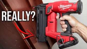Milwaukee M18 FUEL Gen 2 Brad Nailer (NOT WHAT I EXPECTED)