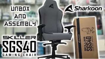 Unbox and Assembly | Sharkoon Skiller SGS40 Gaming Chair