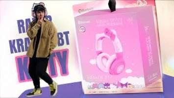 Распаковка наушников razer kraken bt hello kitty edition