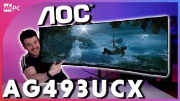 AOC AG493UCX 49” Ultra Wide Curved Gaming Monitor Review!