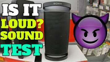 SONY SRS XP500 VOLUME 100 % | SOUND TEST MEGABASS ON