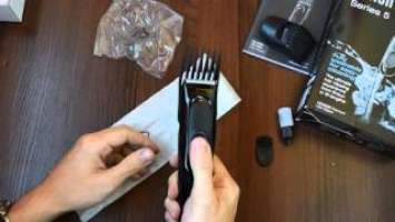 Unboxing and review hair clipper Braun HC5050