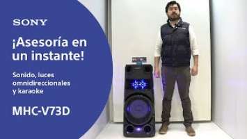 MHC-V73D | Sistema de audio de alta potencia V73D con tecnología BLUETOOTH®