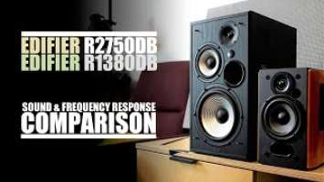 DSAUDIO.review ||  Edifier R1380DB vs Edifier R2750DB  || sound.DEMO