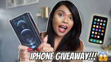 iPHONE 12 MINI GIVEAWAY AND  iPHONE 12 PRO UNBOXING BECAUSE WHY NOT?! LOL!