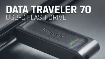 Флеш-накопитель USB-C для планшетов, телефонов и ноутбуков — DataTraveler 70 компании Kingston
