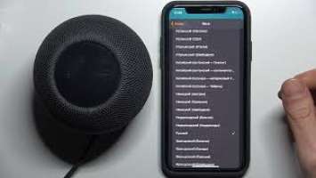 Как изменить язык на устройстве APPLE HomePod Mini?