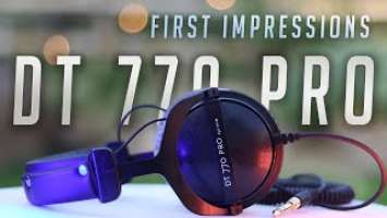 Beyerdynamic DT 770 Pro | UNBOXING and FIRST IMPRESSIONS | First Look GREAT HOME STUDIO Headphones