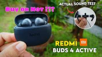 Redmi Buds 4 Active: Should You Buy or Not? ⚡️ Honest Review and Sound Test ⚡️
