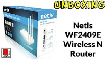 Netis WF2409E Wireless N Router Unboxing