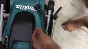 Unboxing Makita lawn mower ELM3720 (1400) watt