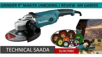Angle Grinder 9" Makita GA9020  Review/Unboxing With Full Details & How To Operate