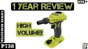 Ryobi 18-Volt ONE+ Cordless High Volume Power Inflator Deflator - P738 (1 Year Review)