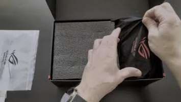 Распаковка Блок питания ASUS ROG Strix 750W Gold PSU