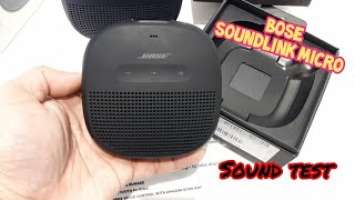 Bose SoundLink Micro Bluetooth Waterproof Speaker | Bass Sound Test
