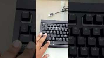 Corsair K63 Compact Mechanical (CHERRY MX Red Switch) RED LED Backlight Gaming Keyboard #shorts